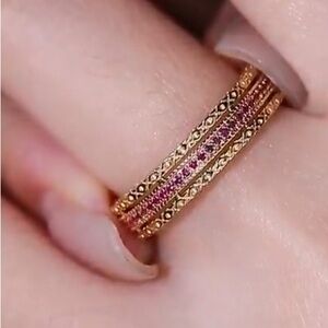 Vintage Ruby Wedding Band